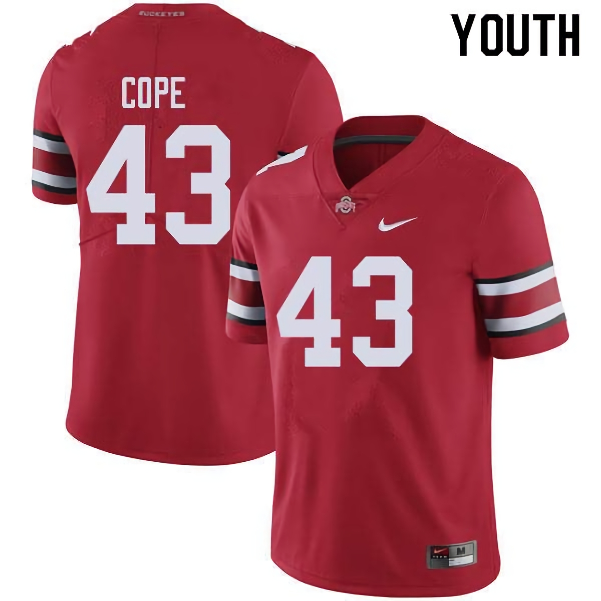 Robert Cope Ohio State Buckeyes Youth NCAA #43 Nike Red College Stitched Football Jersey CCF4656CR